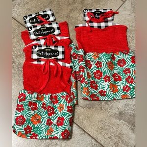 NWT dog Hawaiian halter dress